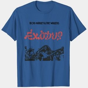 Bob Marley  The Wailers Exodus Reggae Music T Shirt